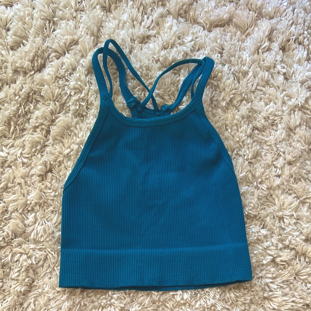 FP Movement Turquoise Happiness Runs Tank